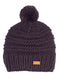 BIG LOVE Merino Wool Beanie - Dark Purple
